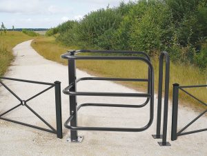 Barrière contrôle d'accès pietons