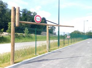 Portique pivotant bois