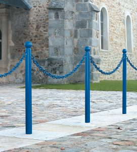 Potelet tête boule pour chaîne